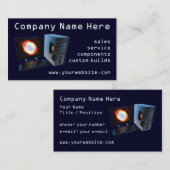 #2 visitekaartjes voor computeropslag (Voorkant / Achterkant)