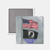 2 VLAGGEN, NOOIT TE KRIJGEN DE KOSTEN VAN ONZE VRI MAGNEET (Voorkant / Achterkant)