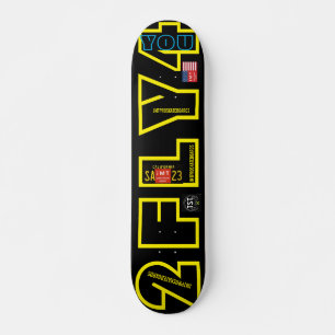 2 Vlieg 4 JOU JMT 7 3/4" Skateborddek Persoonlijk Skateboard