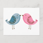 2 Vogels Briefkaart (Voorkant)