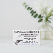 2 voor 1 biz-kaart visitekaartje (Staand voorkant)