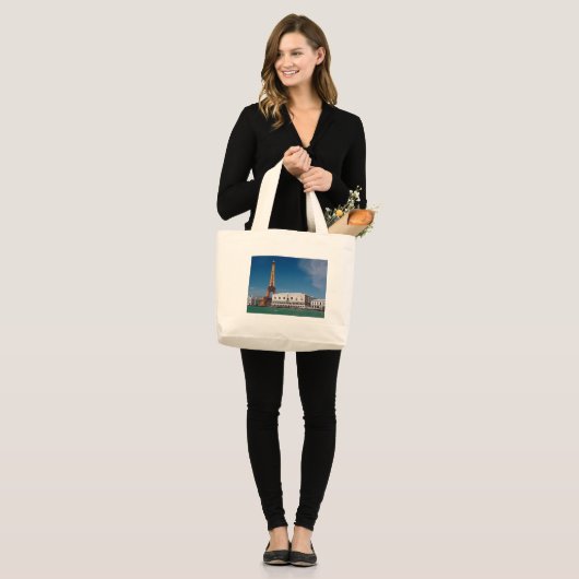 2 voor 1 Venetië en Parijs - Gemengde wereld Grote Tote Bag (Voorkant (model))