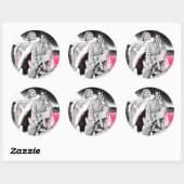 2 voor wegvervoer ronde sticker (Vel)