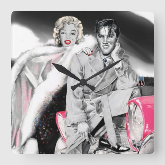 2 voor wegvervoer vierkante klok (Voorkant)