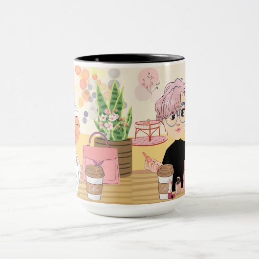 2 VRIENDEN OP DE KOFFIELPLAATS MOK (Midden)