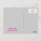 2 weken kitten briefkaart (Achterkant)