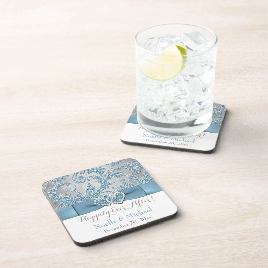 #2 Winter Wonderland Wedding Favor Onderzetter Set (Rechterzijde)