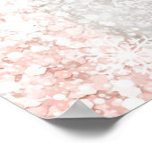 2 witte paarden in zonnestraal poster (Hoek)