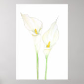 2 witte waterverf poster (Voorkant)