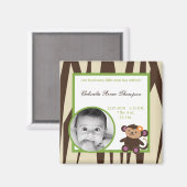 2 "x2" Aankondigingsmagneet Jacana Paarse Dieren Magneet (Voorkant / Achterkant)