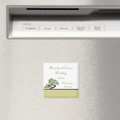 2"x2" Aankondigingsmagneet Japanse Groene Bonsai T Magneet (Insitu (Vaatwasser))