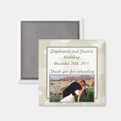 2"x2" Aankondigingsmagneet Kerststerren Magneet (Voorkant / Achterkant)