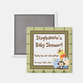 2 "x2" Favor Magnet Oerwoud Spelen (Voorkant / Achterkant)