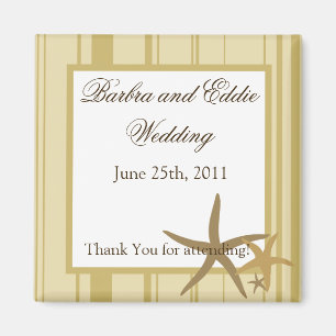 2 "x2" Favor Magnet Sandy Beach