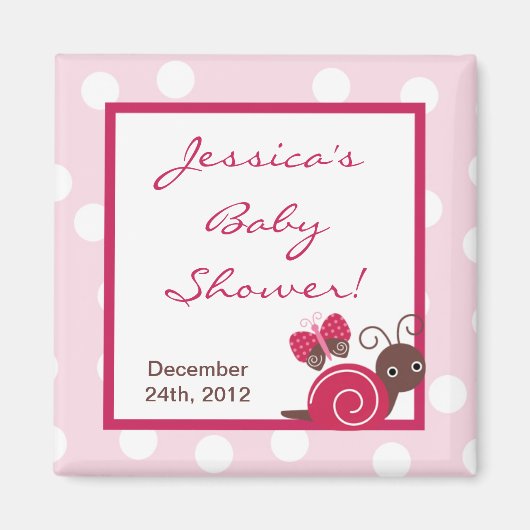 2 "x2" Magneet Favor Berry Garden Lady Bug (Voorkant)