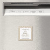 2"x2" reclame magneet Oude Stad Kerstmis (Insitu (Vaatwasser))