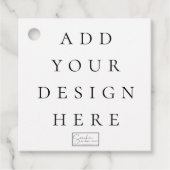 2 "x2" Vierkante Favorietags Bedankjes Labels (Voorkant)