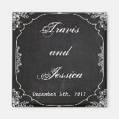 2 "x2" voorkeur Magneet Modern Krijtbord  (Voorkant)