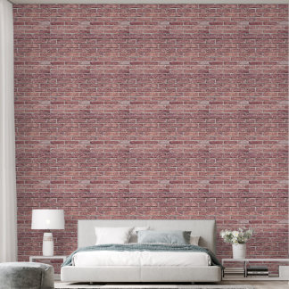 2' x 12' Bakstenen Gestuctuurde Vinyl Behang