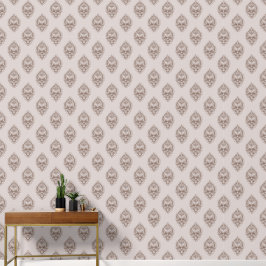 2' x 12' Damask Naadloze Patroon Getextureerde Vin Behang