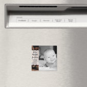 2 x 2-inch geboorteaankondiging Magnet Cowboy Boot (Insitu (Vaatwasser))