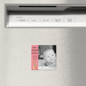 2 x 2 jaar geboorteaankondiging Magnet Bohemian Ca (Insitu (Vaatwasser))