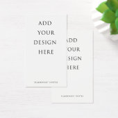 2 x 3,5-inch Cadeaubon/Label voor vier bazen Visitekaartje (Bureau)