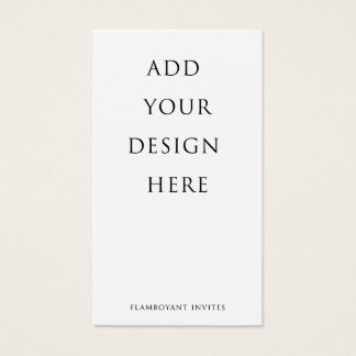 2 x 3,5-inch Cadeaubon/Label voor vier bazen Visitekaartje