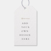 2 x 3,5-inch CadeauLabel met wijn (Voorkant)