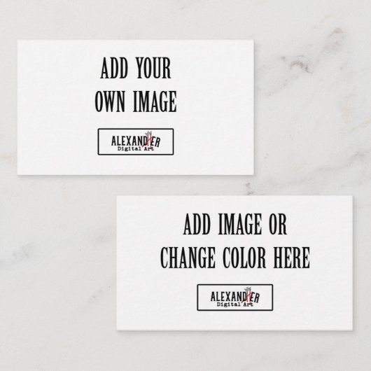 2 x 3,5-inch horizontale flat-pit/Place-kaart Plaatskaartje (Voorkant / Achterkant)