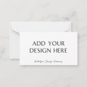 2 x 3,5-inch Kaart Custom Printing Printed Insert  Notitiekaartje (Achterkant)