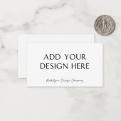 2 x 3,5-inch Kaart Custom Printing Printed Insert  Notitiekaartje (Voorkant / Achterkant in situ)