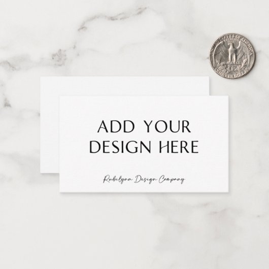 2 x 3,5-inch Kaart Custom Printing Printed Insert  Notitiekaartje (Voorkant / Achterkant in situ)