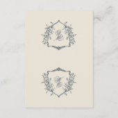 2 x Snijd in Half DIY Crest Platte Plaatskaarten (Achterkant)