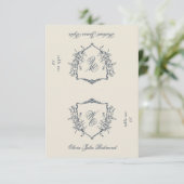 2 x Snijd in Half DIY Crest Platte Plaatskaarten (Staand voorkant)
