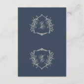 2 x Snijd in Half DIY Crest Platte Plaatskaarten (Achterkant)