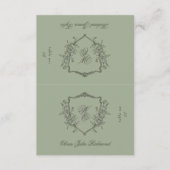 2 x Snijd in Half DIY Crest Platte Plaatskaarten (Voorkant)