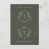 2 x Snijd in Half DIY Crest Platte Plaatskaarten (Voorkant)