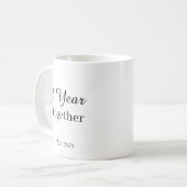 2 Year Anniversary Mug – First Wedding Anniversary Koffiemok (Voorkant links)