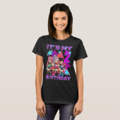 2 Years Old Birthday K P Kids 2nd Birthday Girls K T-shirt (Voorkant volledig)