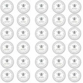 2" Your Name Here Editable White Honey Jar Bee Sticker (Voorkant)