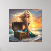 #2 Zeemeermin Leven  Canvas Afdruk (Voorkant)
