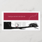 2 zelf knipen boekenlegger voor het slapen Robin & (Achterkant)