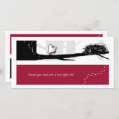 2 zelf knipen boekenlegger voor het slapen Robin & (Voorkant / Achterkant)