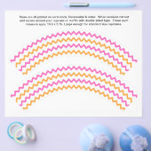 2 Zig zag Algemene verpakkingen voor cakejes op ma Flyer (Enkel)