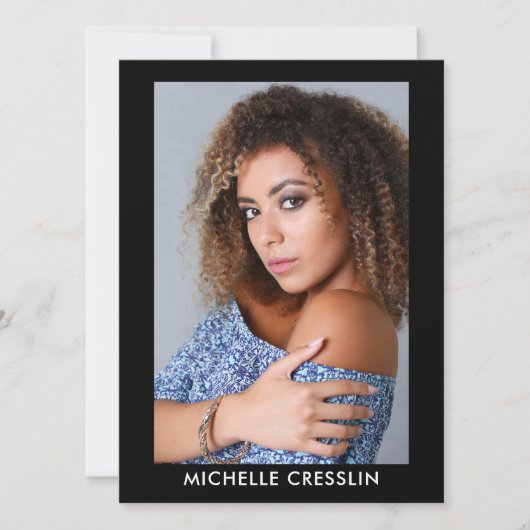 2 zijdelings 4 fotomodel Actor Comp Zed Kaart 5.5x (Voorkant)