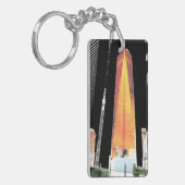 2 zijdelings bedrukte DIY eenvoudig foto-afbeeldin Sleutelhanger (Voorkant Links)