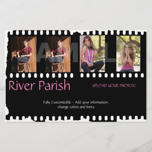 2 zijdelings betaalbare hoofdfotokaart van de Acto Flyer (Voorkant)