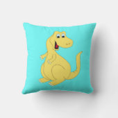2 zijdelings Dinosaur Design Sierkussen Home Decor (Achterkant)