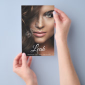 2 zijdelings geplaatste foto model Actor Comp Zed  Flyer (Hand)